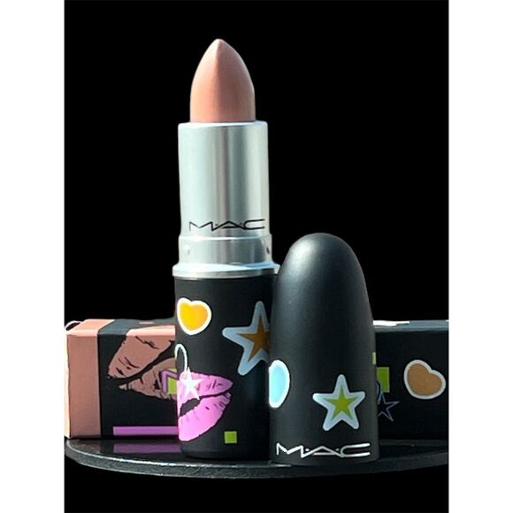 MAC 40th Anniversary Satin Lipstick FLESHPOT Iconic Packaging - Picture 4 of 16